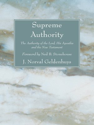 cover image of Supreme Authority